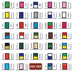 Color-Code  Ring Book, Make Specific - Pkg. of 270 labels - Independent Dealer Services