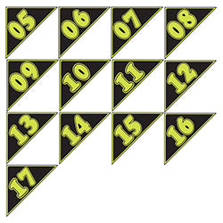 Window Sticker - Auto Angles - Green & Black - Qty. 12 - Independent Dealer Services